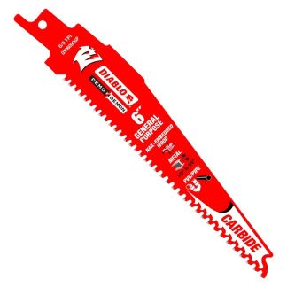 Diablo DS0609CGPC DEMO DEMON 6" Carbide General Purpose Recip Saw Blade