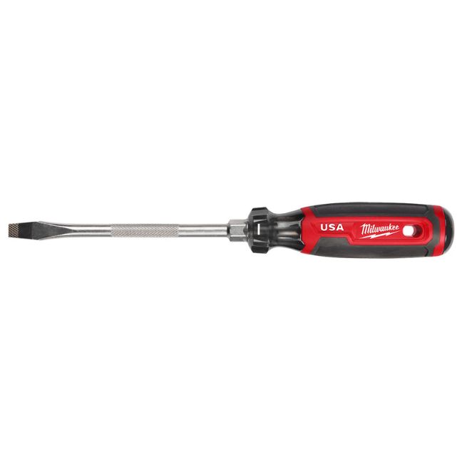 Milwaukee MT207 USA Made 5/16" Slotted x 6" Shank Cushion Grip Screwdriver