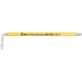 Wera 022694 3950 SPKL Multicolour Metric Stainless Hex L-key with Holding Function, 4.0mm 10-Pack