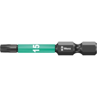 Wera 057663 855/4 IMP DC IMPAKTOR TORX Diamond Coated Bit T15 x 50mm 5-Pack
