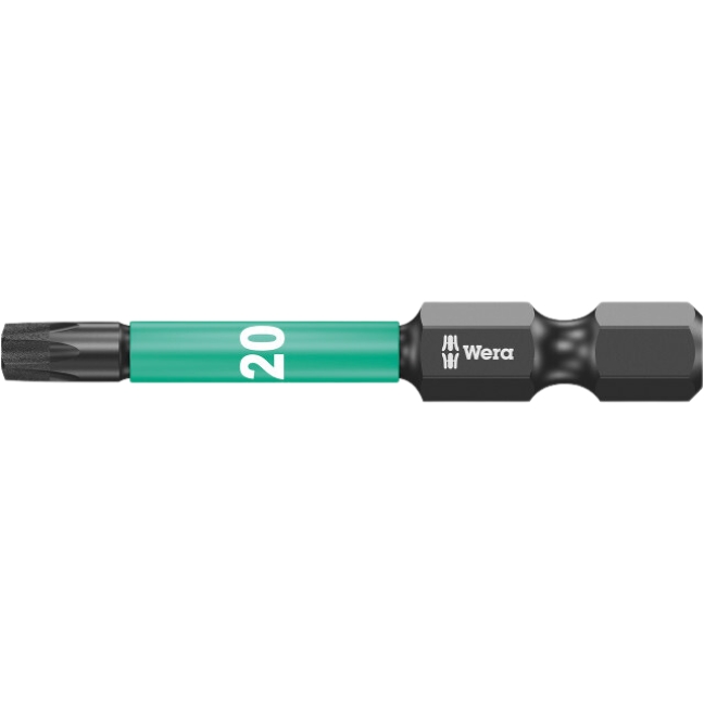 Wera 057664 867/4 IMP DC IMPAKTOR TORX Diamond Coated Bit T20 x 50mm 5-Pack