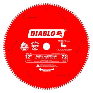Diablo D1272N 12" X 72T Thick Aluminum Cutting Saw Blade