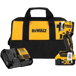 DeWalt DCF850P1 20V MAX ATOMIC 1/4" Brushless 3-Speed Impact Driver Kit
