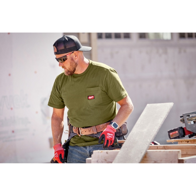 Milwaukee 605 Series GRIDIRON Short Sleeve Pocket T-Shirt - Image 11