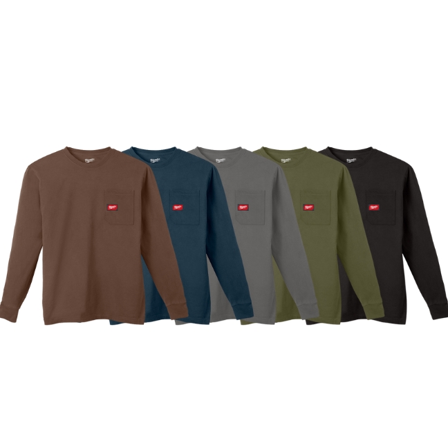 Milwaukee 606 Series GRIDIRON Long Sleeve Pocket T-Shirt