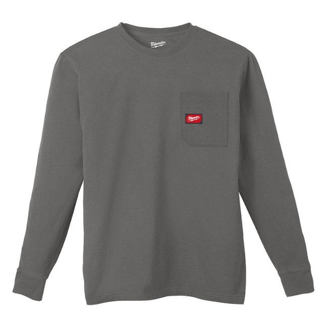 Milwaukee 606 Series GRIDIRON Long Sleeve Pocket T-Shirt - Image 8