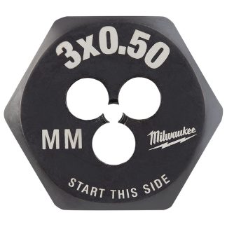 Milwaukee 49-57-5311 M3-0.50mm 1" Hex Threading Die