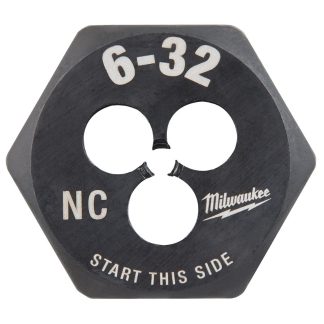 Milwaukee 49-57-5315 6-32 NC 1" Hex Threading Die
