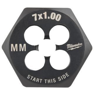 Milwaukee 49-57-5341 M7-1.00mm 1" Hex Threading Die