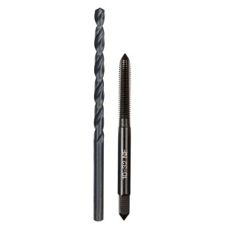 Milwaukee 49-57-5527 10-32 NF Straight Flute Plug Tap and #21 Drill Bit