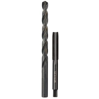 Milwaukee 49-57-5543 M8-1.25mm Straight Flute Plug Tap and #H Drill Bit