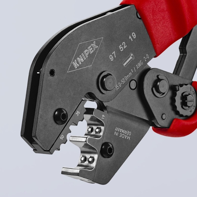 Knipex 975219 10" Crimping Pliers for Insulated and Non-Insulated Wire Ferrules