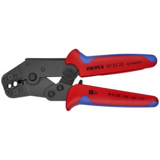 Knipex 975220 7-1/2" Crimping Pliers for COAX, BNC and TNC Connectors