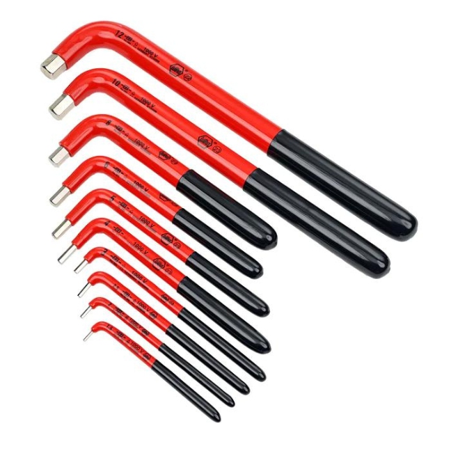 Wiha 13693 Insulated Metric Hex L-Key Set 10-Piece - Image 2
