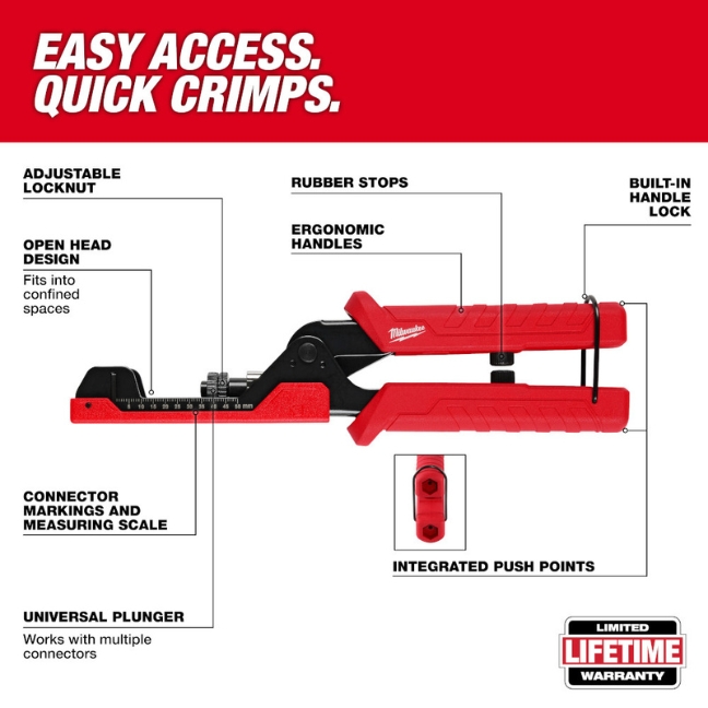 Milwaukee 48-22-3073 Extended Reach Coax Stripper - Image 2