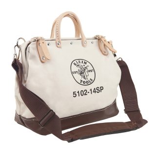 Klein 5102-14SP 14" Deluxe Canvas Tool Bag with 10 Pockets