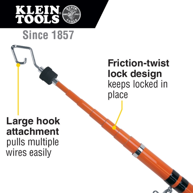 Klein SRS56036 WIRESPANNER PLUS Telescopic Pole - Image 3