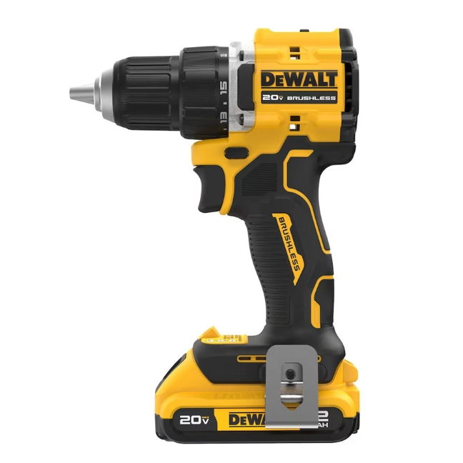 DeWalt DCK225D2 20V MAX ATOMIC 1/2" Drive Brushless Compact Drill Driver and Impact Driver 2-Tool Combo Kit - Image 3