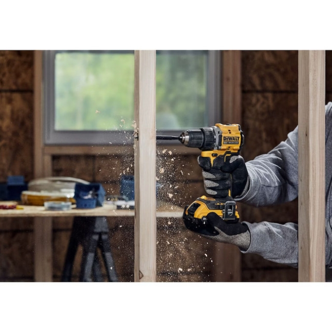 DeWalt DCK225D2 20V MAX ATOMIC 1/2" Drive Brushless Compact Drill Driver and Impact Driver 2-Tool Combo Kit - Image 4