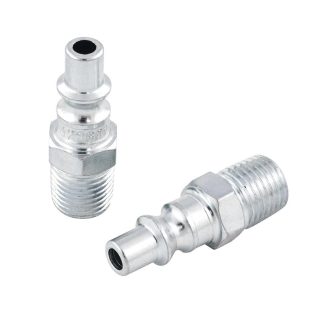 JET 420601 'A' Plug Male - 1/4" Body x 1/4" NPT 2-Pack