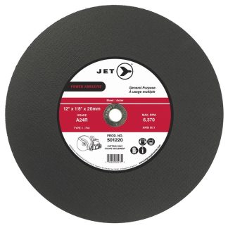 JET 501224 A24R Power Abrasive T1 Cut-Off-Wheel 12x1/8x1"