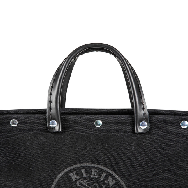 Klein 510218SPBLK 18" Black Deluxe Canvas Tool Bag - Image 5