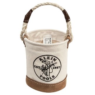 Klein 5104MINI Mini Leather Bottom Canvas Bucket