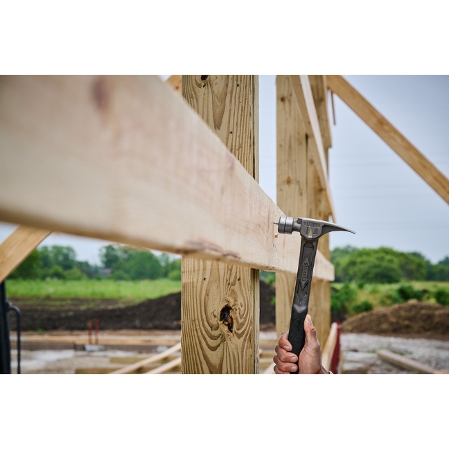 Stiletto TIB14RSC TIBONE 14oz Smooth Face Curved Handle Titanium Framing Hammer