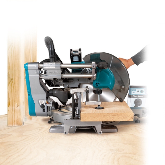 Makita LS003GM102 40V MAX XGT 12" Brushless Dual Compound Sliding Mitre Saw with AWS Kit - Image 2