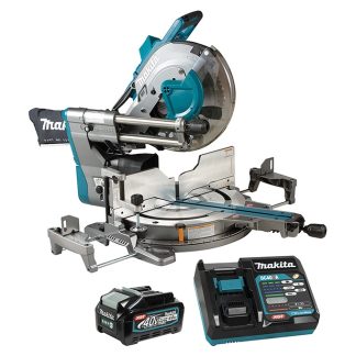 Makita LS003GM102 40V MAX XGT 12" Brushless Dual Compound Sliding Mitre Saw with AWS Kit
