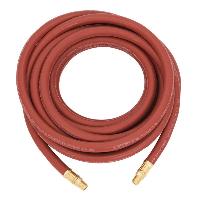 Jet 408180 1/4"x25' Rubber Air Hose