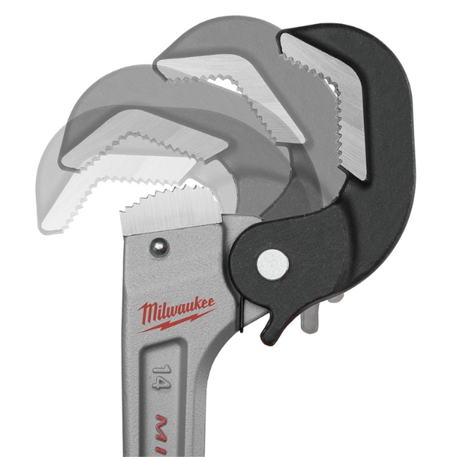 Milwaukee 48-22-7414 14” Aluminum Self-Adjusting Pipe Wrench - Image 3