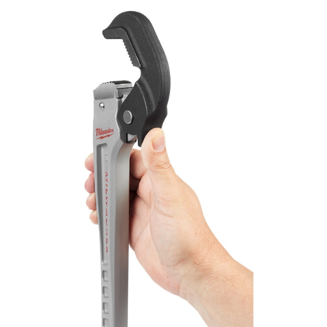 Milwaukee 48-22-7414 14” Aluminum Self-Adjusting Pipe Wrench - Image 4