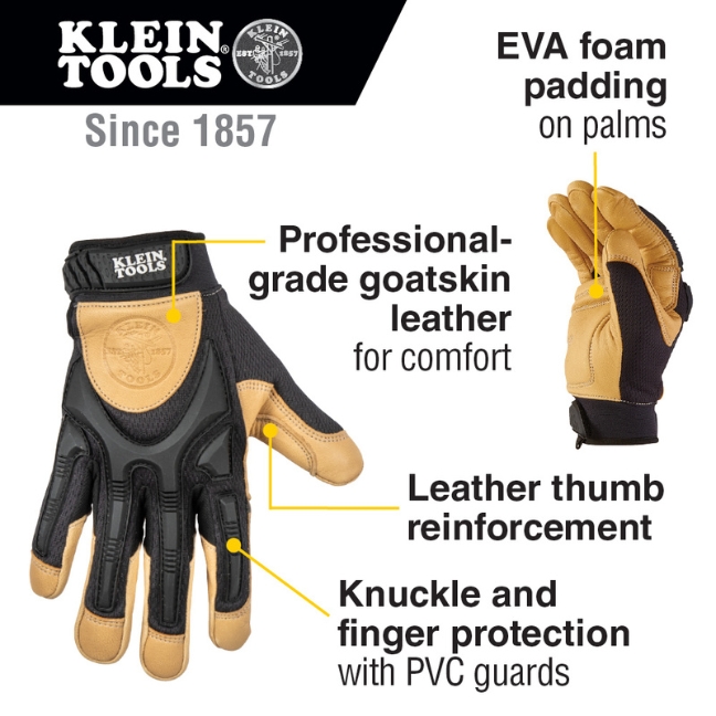 Klein Leather Work Gloves - Image 2