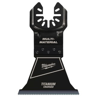 Milwaukee 49-25-1248 OPEN-LOK 2-1/2" TITANIUM CHARGED Bi-Metal Multi-Material Multi-Tool Blade