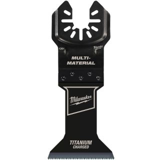 Milwaukee 49-25-1268 OPEN-LOK 1-3/4" TITANIUM CHARGED Bi-Metal Multi-Material Multi-Tool Blade