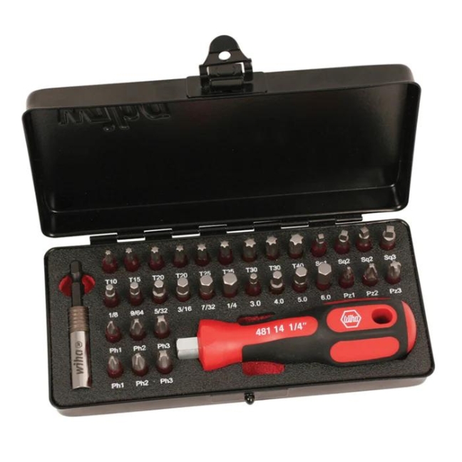 Wiha 76899 Maxxtor Impact Bit Set - 34 Piece