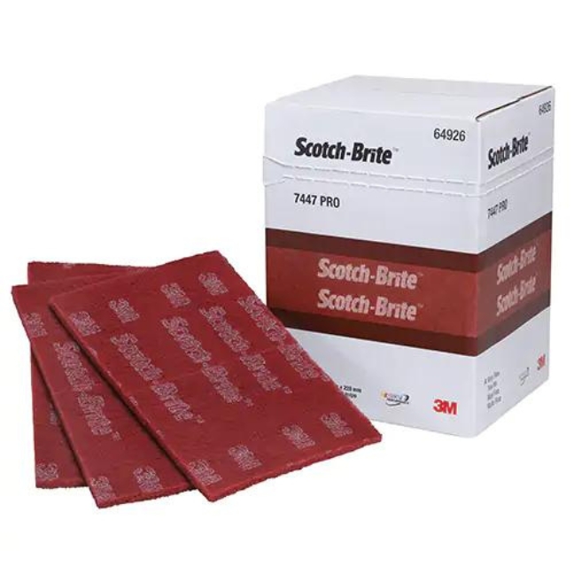 3M 7440 7100080459 SCOTCH-BRITE 9" x 6" Heavy-Duty Hand Pad