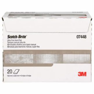 3M 7448B 7000045983 SCOTCH-BRITE 9" x 6" Ultra-Fine Hand Pad