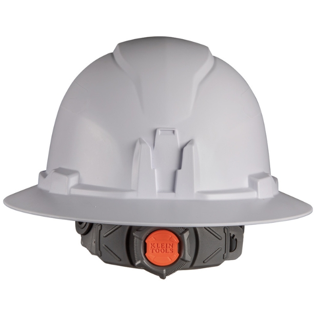 Klein 60400 Non-Vented Class-E Type 1 Full Brim-Style Hard Hat - White - Image 4