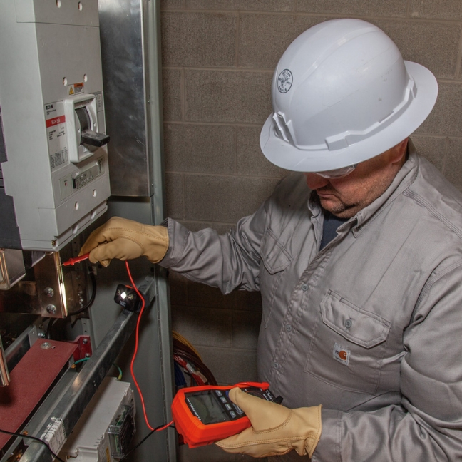 Klein 60400 Non-Vented Class-E Type 1 Full Brim-Style Hard Hat - White