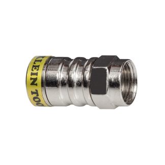 Klein VDV812-627 Push-On F Connectors RG6/6Q 10-Pack