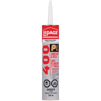 LePage 1654126 PL 400 Sub-Floor and Deck Adhesive - 295ml