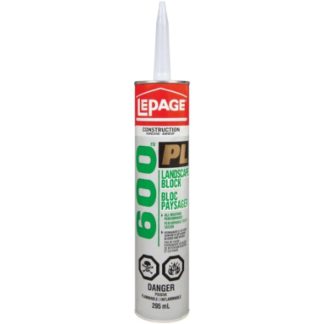 LePage 1654127 PL 600 Landscape Block & Stone Adhesive - 295ml