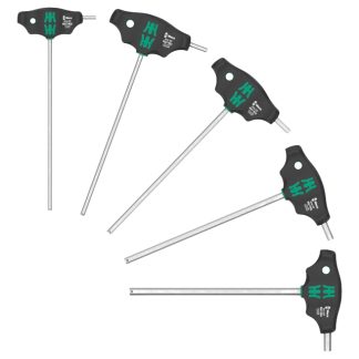 Wera 136070 454/5 HF HVAC Set 1 Hex-Plus MetricT-handle Screwdriver  5-Piece
